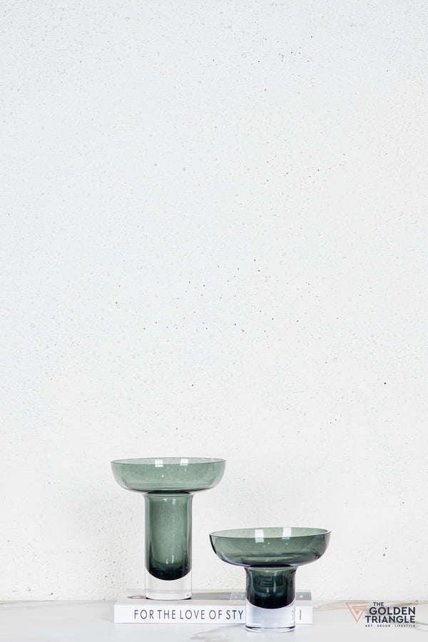 Sogno Glass Vase - Smoke