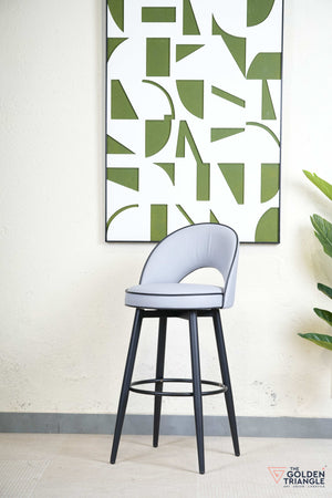 Skye Swivel Bar Stool - Gray