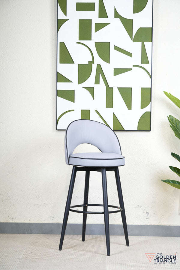 Skye Swivel Bar Stool - Gray