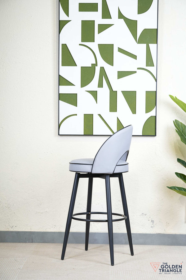 Skye Swivel Bar Stool - Gray