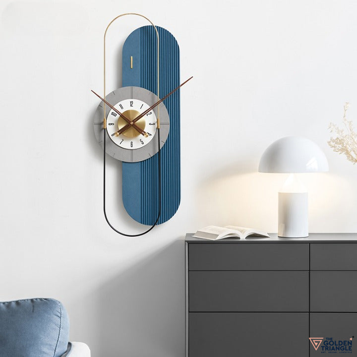 Rune Wall Clock - Blue
