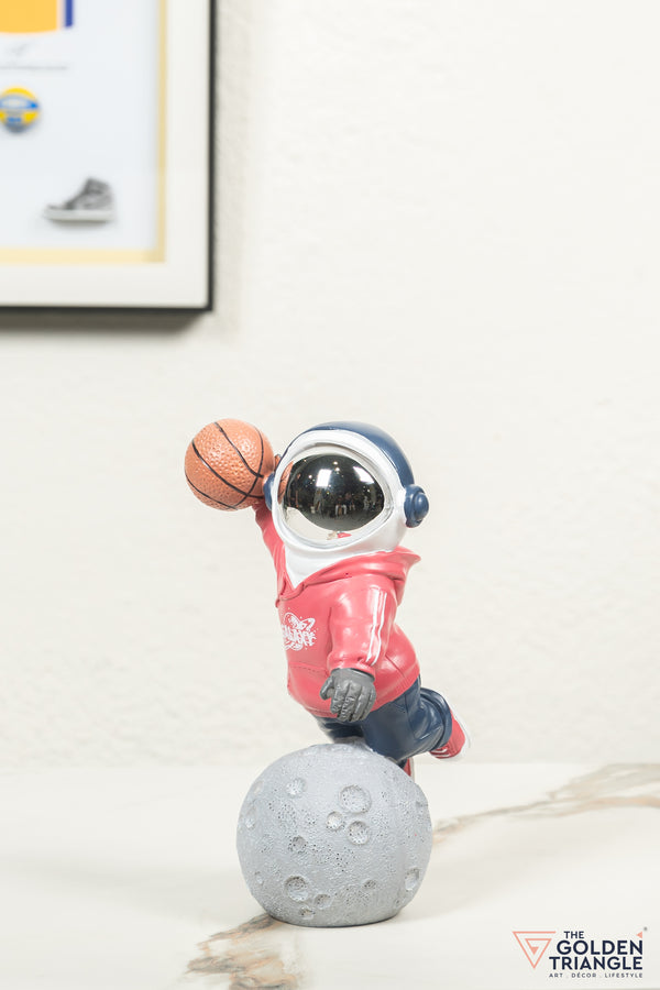 Jetsons - Astronaut on a crater with Basketball - Pink