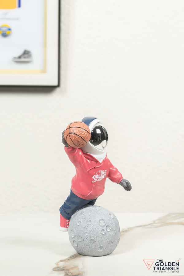 Jetsons - Astronaut on a crater with Basketball - Pink