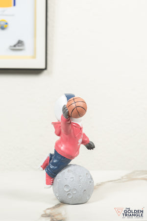 Jetsons - Astronaut on a crater with Basketball - Pink