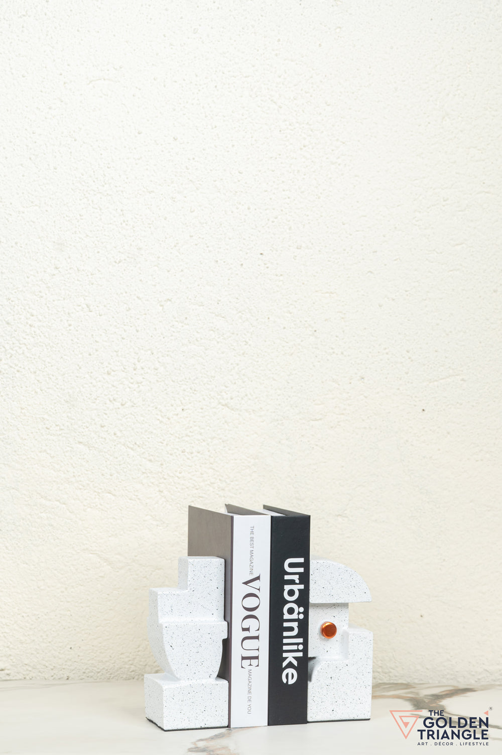 Leo Bookend - White