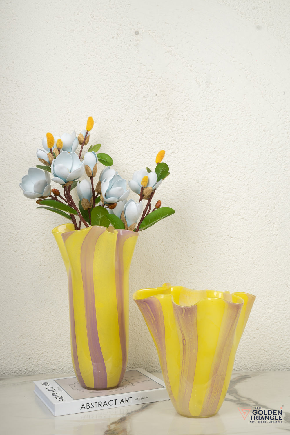 Harmony Glass Vase - Yellow
