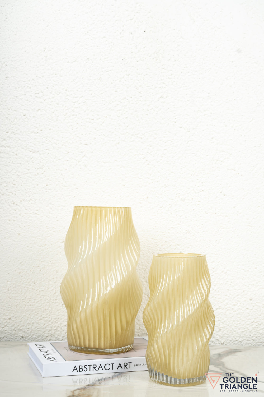 Aster Glass Vase - Yellow