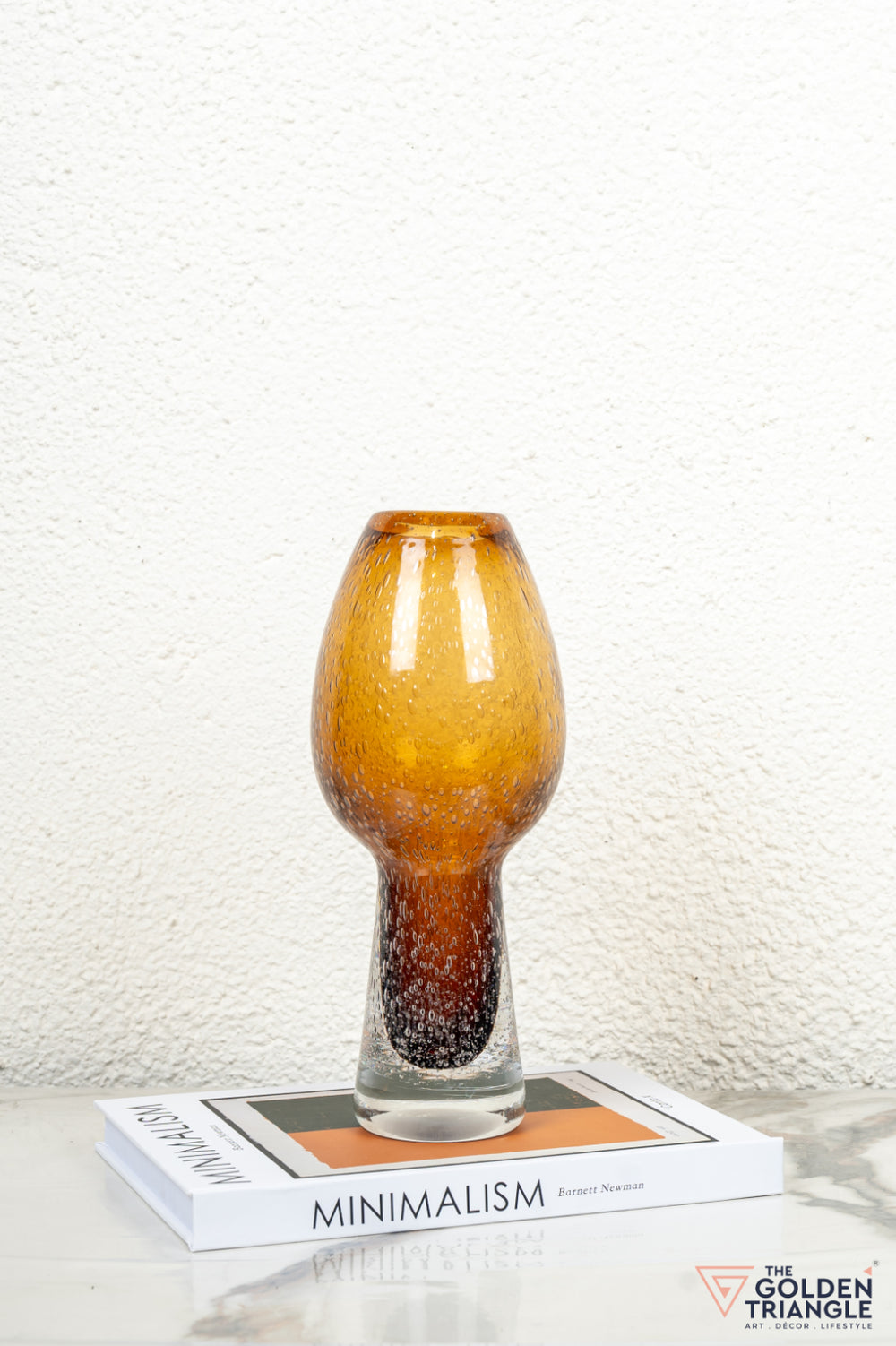 Tundra Glass Vase - Amber