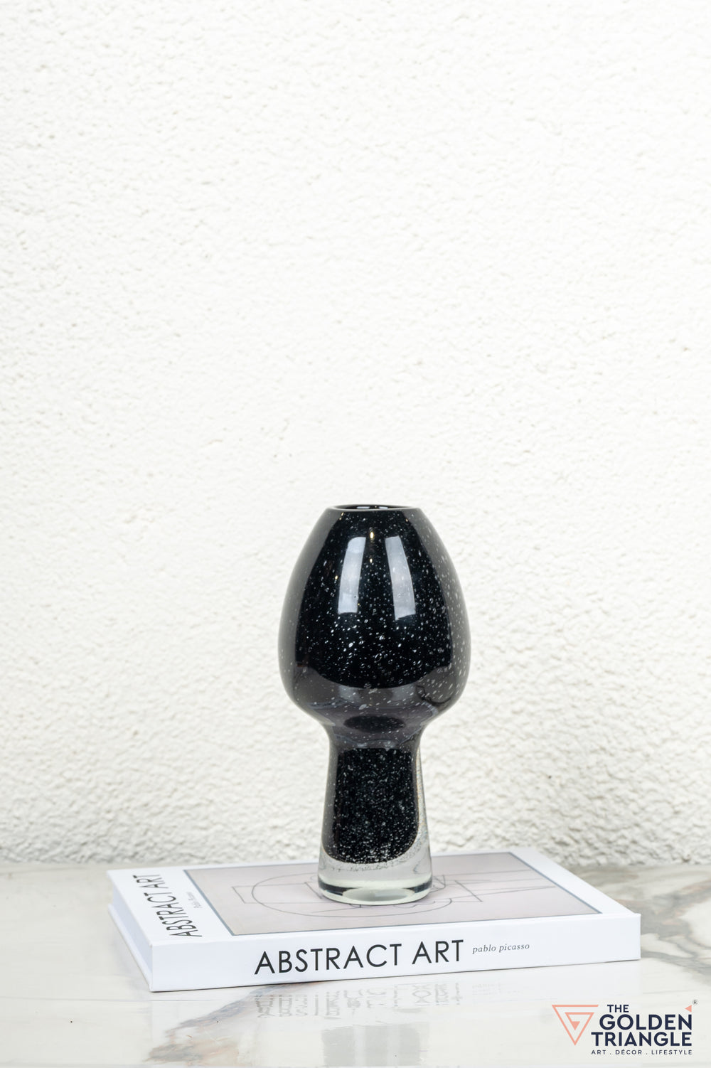 Tundra Glass Vase - Black