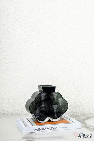 Prism Glass Vase - Smoke