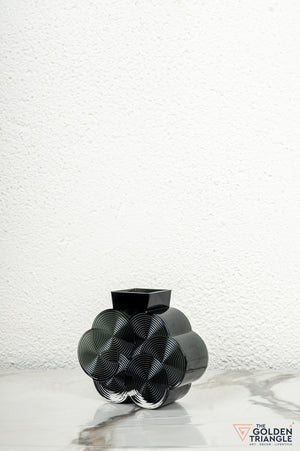 Prism Glass Vase - Smoke