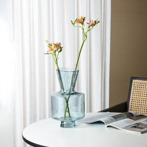 Blossom Glass Vase - Ice