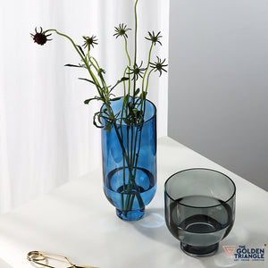 Demy Glass Vase - Blue