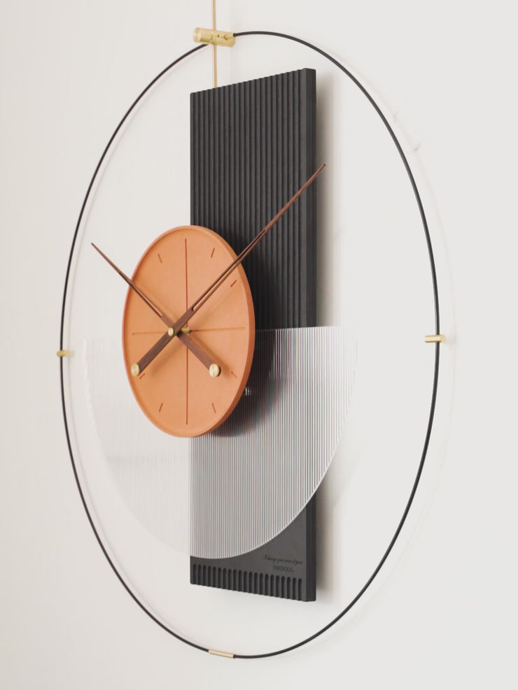 Mizpah Wall Clock - Gray