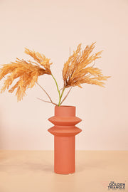 Circle of Life Vase - Brown