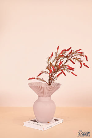 Floral Blossom Porcelain Vase - Pink