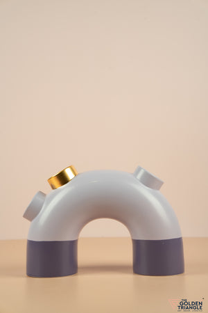Short Pipe Vase - Lavender