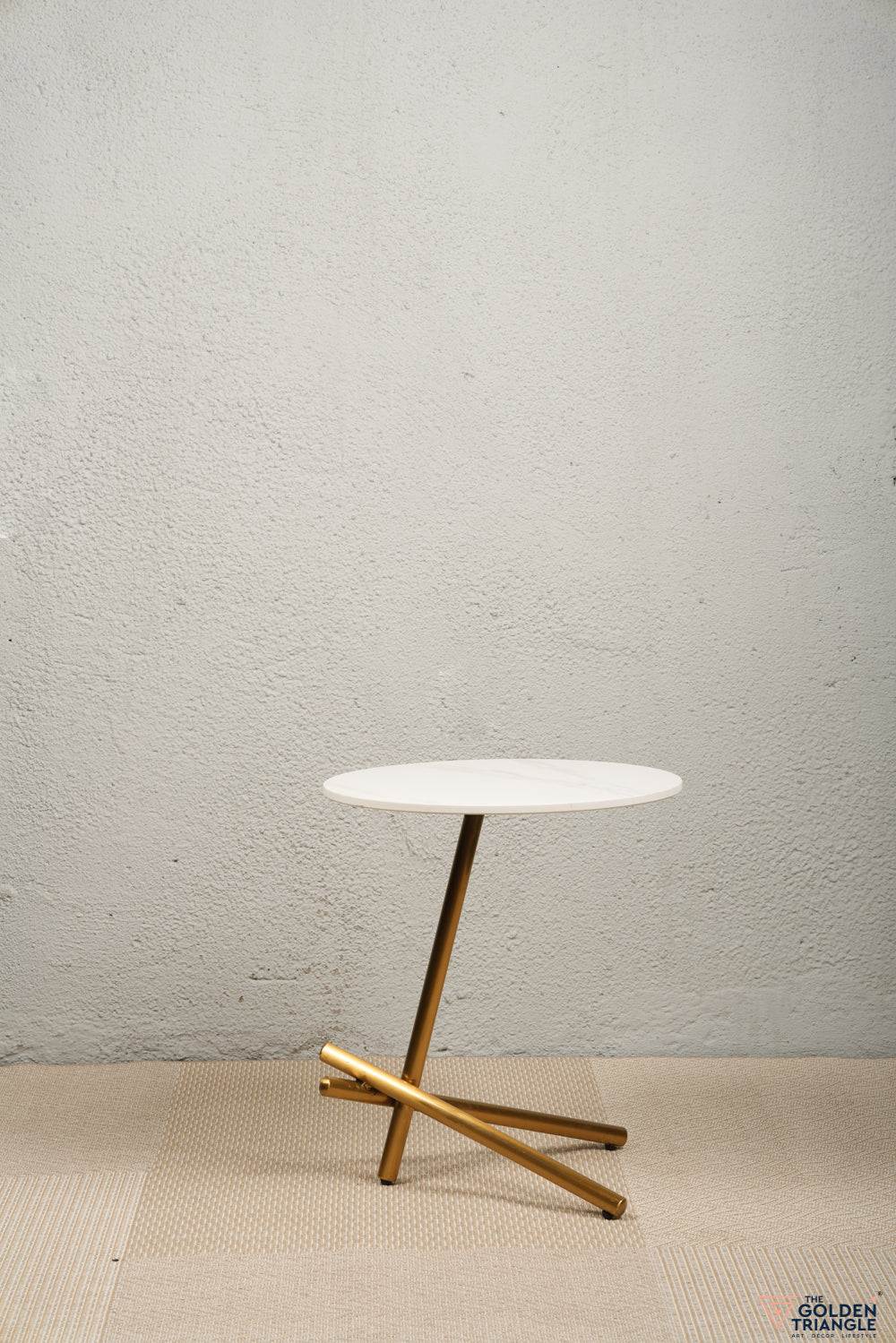 Camilla Three legs Side Table - Gold