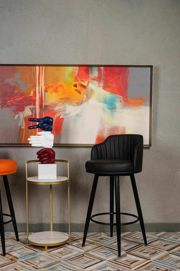 Flynn Bar Stool - Black