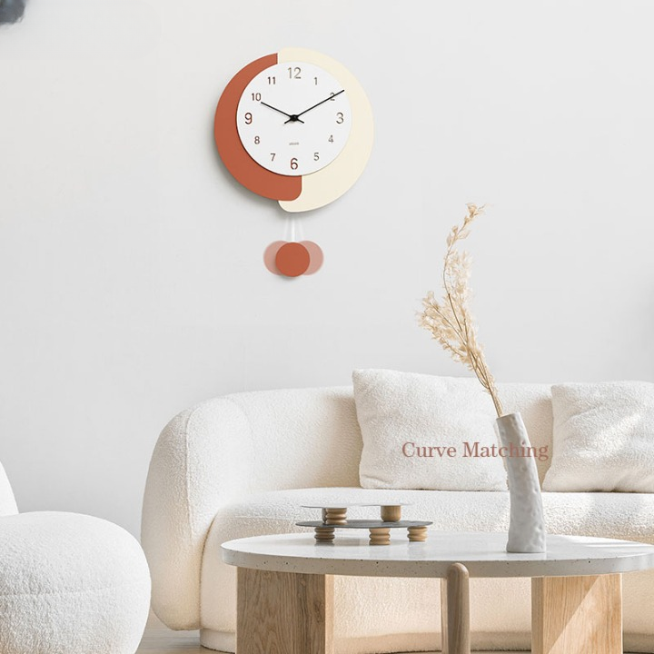 Reika Wall Clock - Orange