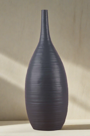 Fabius Grey Fiber Vase