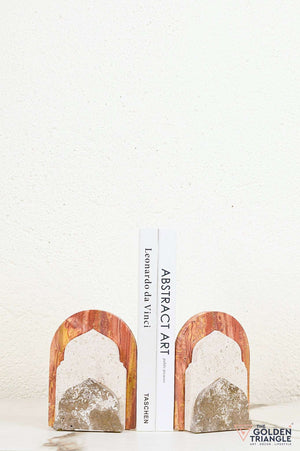 Facade Marble Bookend