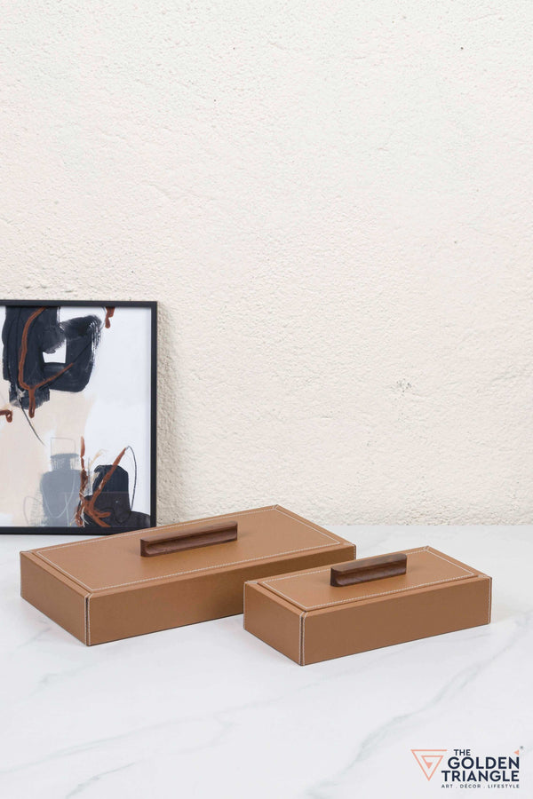 Elysia Jewellery Box - Tan