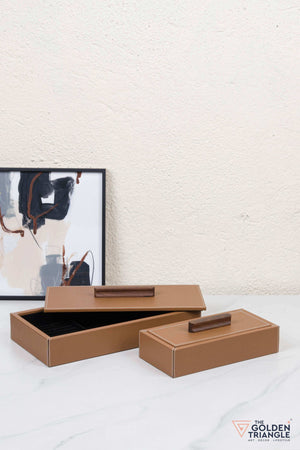 Elysia Jewellery Box - Tan