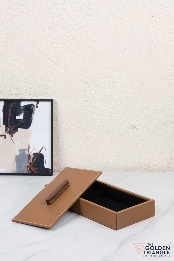 Elysia Jewellery Box - Tan