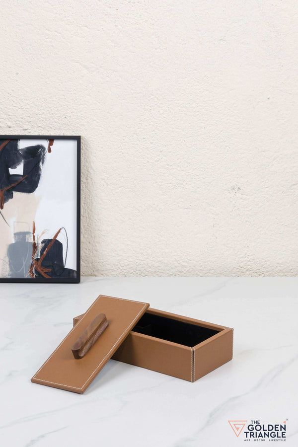 Elysia Jewellery Box - Tan