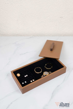 Elysia Jewellery Box - Tan