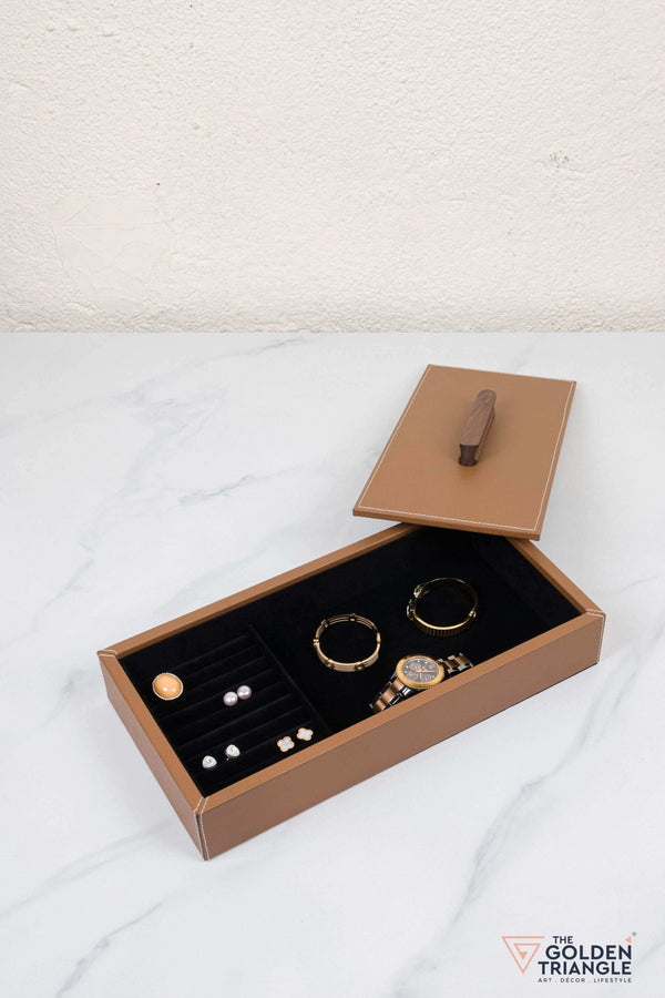 Elysia Jewellery Box - Tan