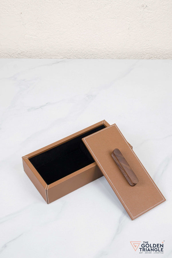 Elysia Jewellery Box - Tan