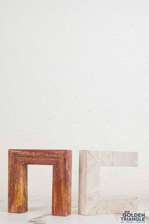 Evoca Travertine Decor Sculpture