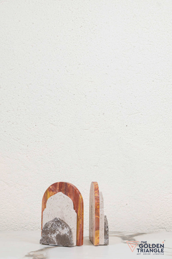 Facade Marble Bookend