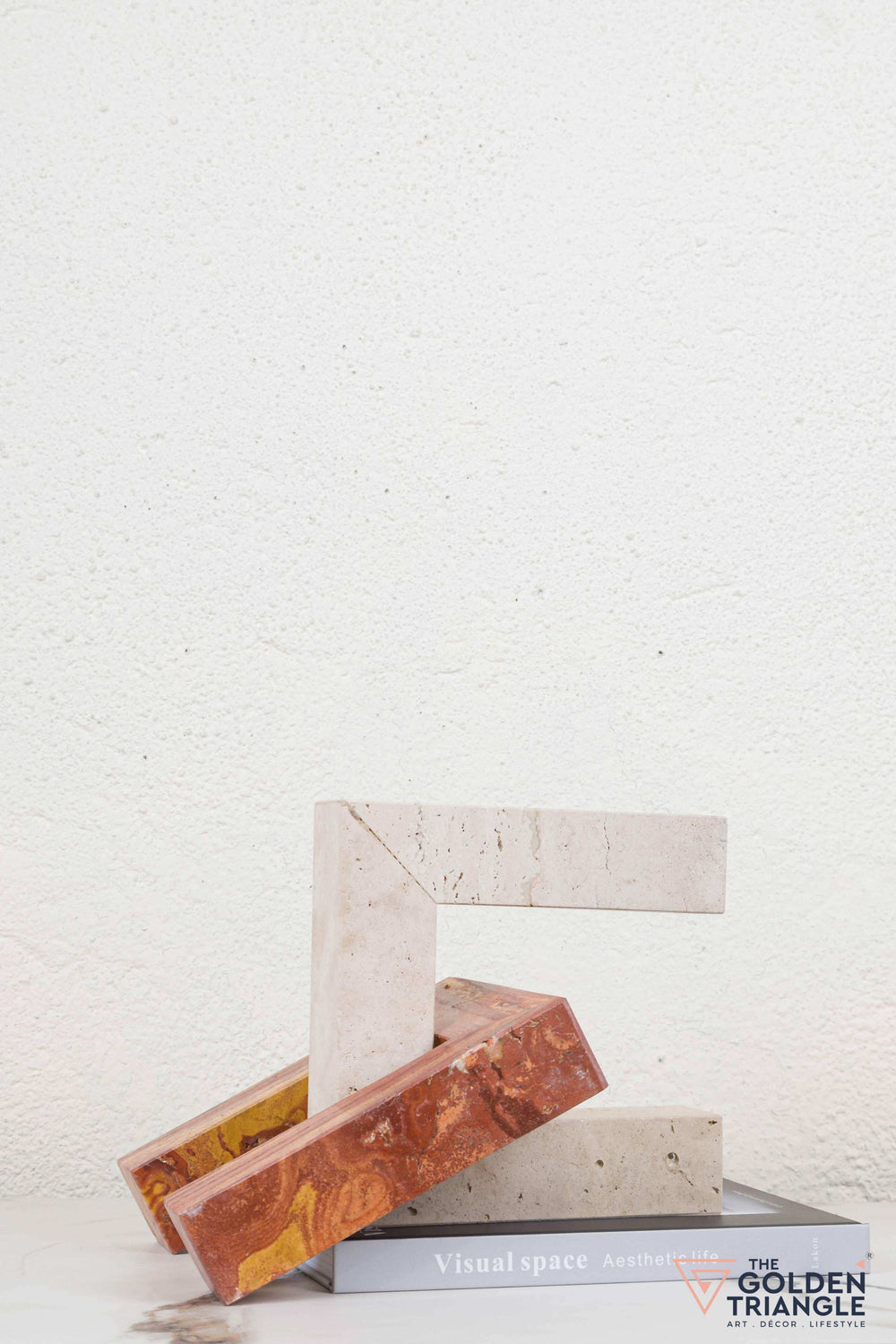 Evoca Travertine Decor Sculpture