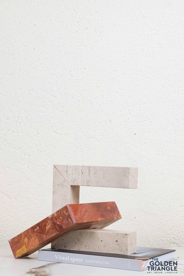 Evoca Travertine Decor Sculpture