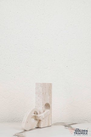 Valencia Travertine Decor Sculpture
