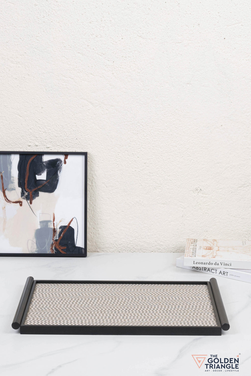 Nova Metal & Woven Fabric Utility Tray