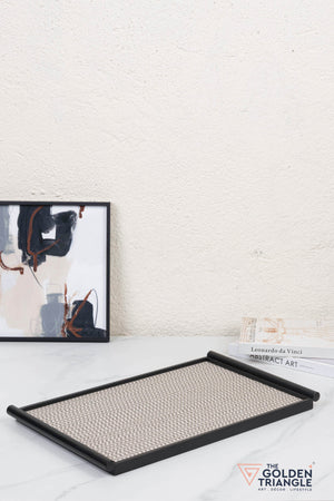 Nova Metal & Woven Fabric Utility Tray