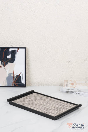 Nova Metal & Woven Fabric Utility Tray