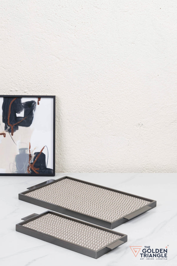 Paragon Metal & Woven Fabric Utility Tray