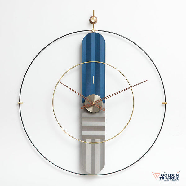 Celest Wall clock - Blue & Gray