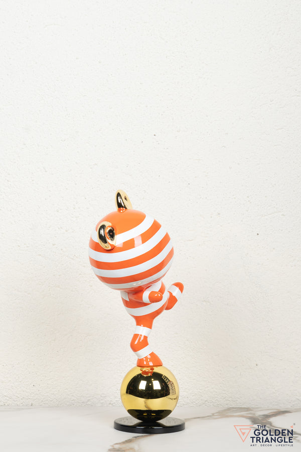 Coco Sculpture Artefact - Orange