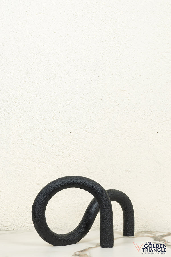 Solis Knot Tabletop Decor - Black