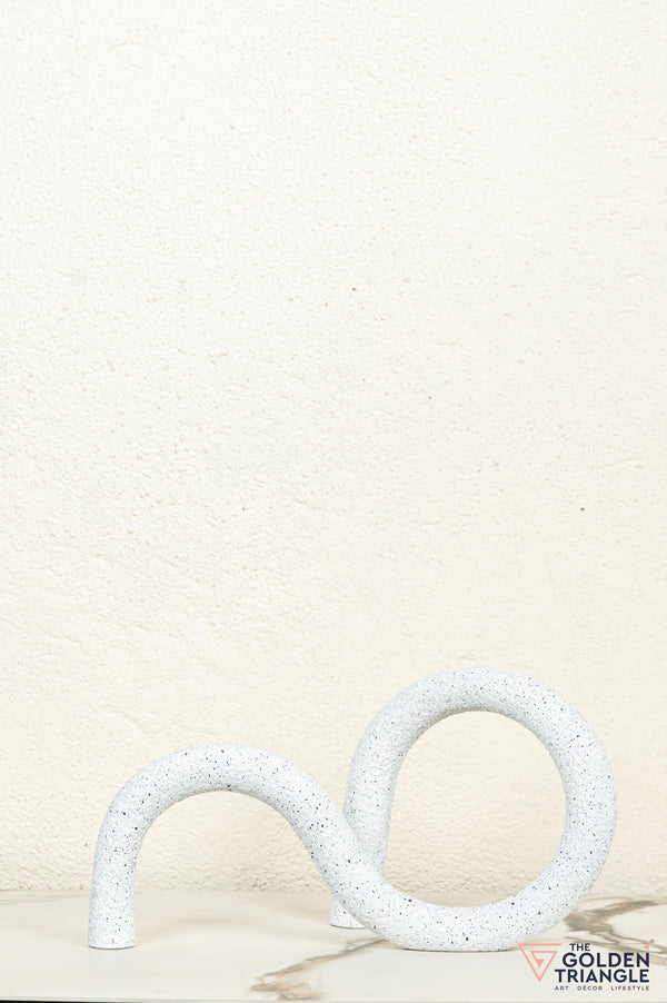 Solis Knot Tabletop Decor - White