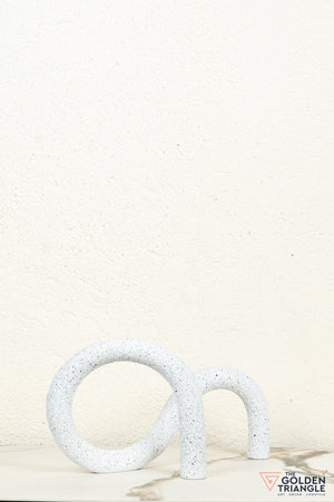 Solis Knot Tabletop Decor - White