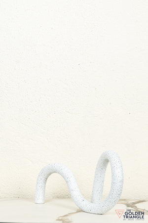 Solis Knot Tabletop Decor - White