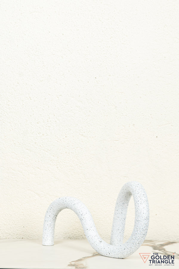 Solis Knot Tabletop Decor - White