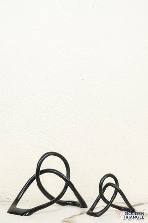 Novo Tabletop Abstract Knot - Black